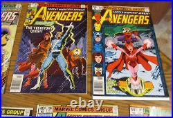 THE AVENGERS Lot of 11 Run of 10 HG (# 186)