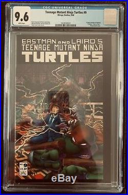 TMNT 8 Issue CGC White Pages LOT ALL 9.8/9.6 #3-#10 Free US Priority Shipping