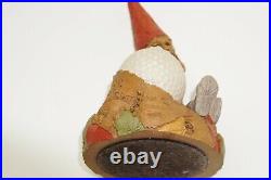 TOM CLARK GNOMES -lot of 7 5 statutes 2 golf animals signed