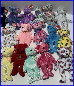 TY Beanie Babies Lot of 100 No Duplicates All Tagged Near Mint Old Collection