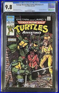 Teenage Mutant Ninja Turtles Adventures #1 CGC 9.8 Archie 1988 TMNT