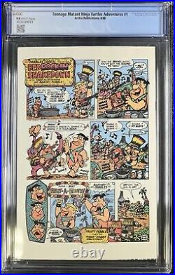 Teenage Mutant Ninja Turtles Adventures #1 CGC 9.8 Archie 1988 TMNT