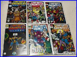 The 1991 Infinity Gauntlet Set #1-6? Marvel? All Bagged And Boarded. All Mint