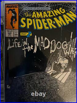 The Amazing Spider-Man 290-297 And KEY ISSUE 299! All In Near Mint Condition