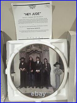 The Beatles Collectible Plates Lot of 3 Plates Made by Delphi Bradford Exchange