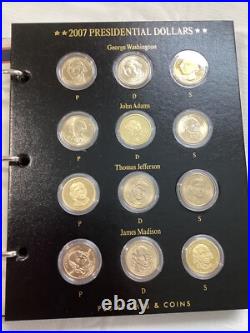 The Complete U. S. Presidential Coin Collection Volume 1 & 2 PCS Stamps & Coins