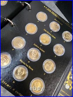 The Complete U. S. Presidential Coin Collection Volume 1 & 2 PCS Stamps & Coins