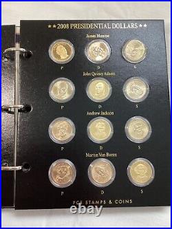 The Complete U. S. Presidential Coin Collection Volume 1 & 2 PCS Stamps & Coins