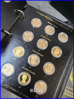The Complete U. S. Presidential Coin Collection Volume 1 & 2 PCS Stamps & Coins