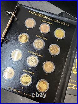 The Complete U. S. Presidential Coin Collection Volume 1 & 2 PCS Stamps & Coins