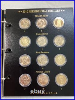 The Complete U. S. Presidential Coin Collection Volume 1 & 2 PCS Stamps & Coins
