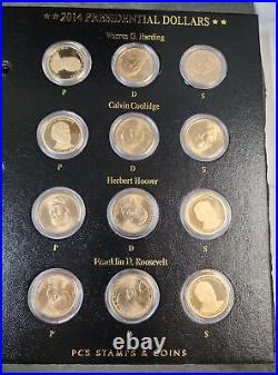 The Complete U. S. Presidential Coin Collection Volume 1 & 2 PCS Stamps & Coins