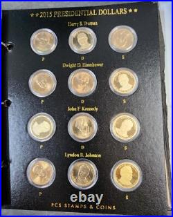 The Complete U. S. Presidential Coin Collection Volume 1 & 2 PCS Stamps & Coins