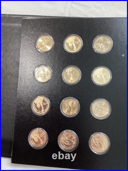 The Complete U. S. Presidential Coin Collection Volume 1 & 2 PCS Stamps & Coins
