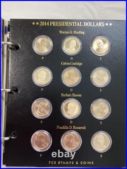 The Complete U. S. Presidential Coin Collection Volume 1 & 2 PCS Stamps & Coins