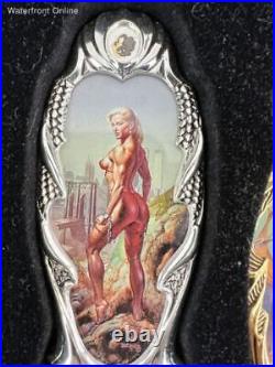 The Franklin Mint All 12 Days of Desire by Julie & Boris Knife Collection