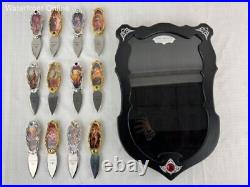 The Franklin Mint All 12 Days of Desire by Julie & Boris Knife Collection