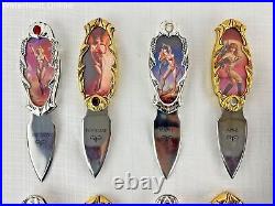 The Franklin Mint All 12 Days of Desire by Julie & Boris Knife Collection