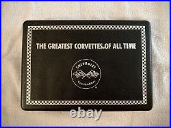 The Greatest Corvettes Of All Time Silver Ingot Collection Case Franklin Mint