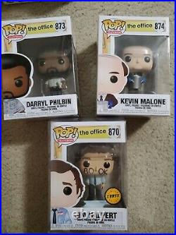 The Office Funko Pop Lot All Mint With Chase Jim Halpert Dwight Kevin Toby Michael