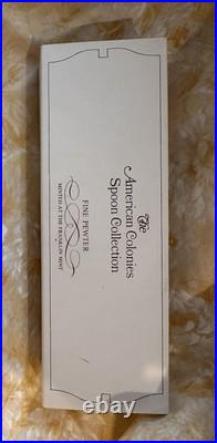 The Official Bicentennial Spoon Collection Franklin Mint Set of All 13 Colonies