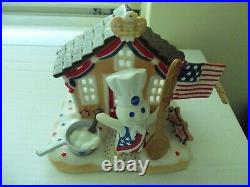 The Pillsbury Doughboy All American Cottage Danbury Mint Collectibles