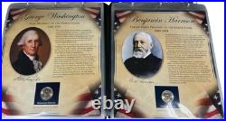 The United States Presidents Coin Stamp Collection Volume 1&2 Complete Year Set