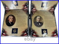 The United States Presidents Coin Stamp Collection Volume 1&2 Complete Year Set
