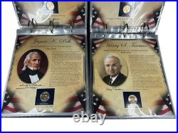 The United States Presidents Coin Stamp Collection Volume 1&2 Complete Year Set