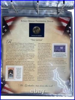 The United States Presidents Coin Stamp Collection Volume 1&2 Complete Year Set
