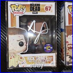 The Walking Dead Signed Funko Pop Lot All Authenticated 18 Pops Jsa BAS PSA L@@k