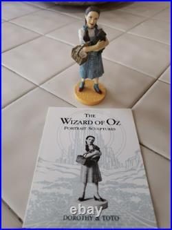 The Wizard Of Oz Portrait Sculptures By The Franklin Mint 20 Piece Set & Display