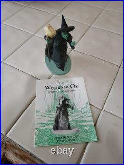 The Wizard Of Oz Portrait Sculptures By The Franklin Mint 20 Piece Set & Display