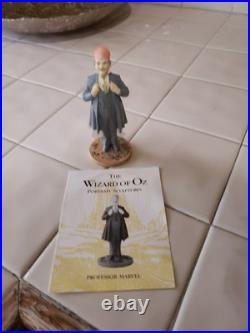 The Wizard Of Oz Portrait Sculptures By The Franklin Mint 20 Piece Set & Display