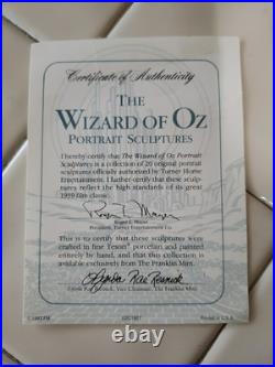 The Wizard Of Oz Portrait Sculptures By The Franklin Mint 20 Piece Set & Display