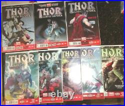 Thor God of Thunder #5,6,7,9,10,13,16,24, Comic Lot of 8 books, all high grade