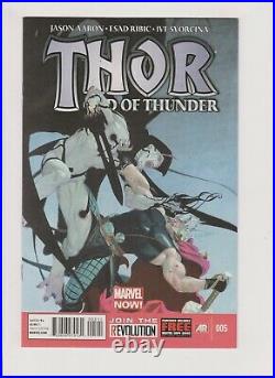 Thor God of Thunder #5,6,7,9,10,13,16,24, Comic Lot of 8 books, all high grade