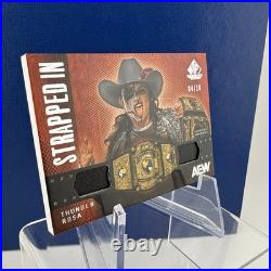 Thunder Rosa Championship Belt Relic /10 Strapped In 2025 AEW SP Game Used