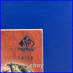 Thunder Rosa Championship Belt Relic /10 Strapped In 2025 AEW SP Game Used