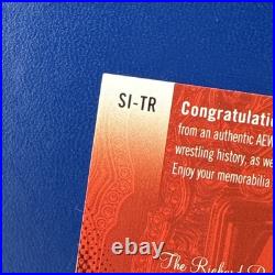 Thunder Rosa Championship Belt Relic /10 Strapped In 2025 AEW SP Game Used