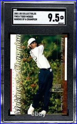 Tiger Woods Rookie 26 Cards Graded SGC Set! 2001 Upper Deck Golf Collection