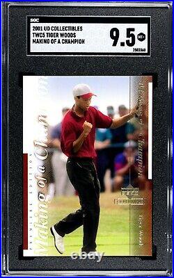 Tiger Woods Rookie 26 Cards Graded SGC Set! 2001 Upper Deck Golf Collection