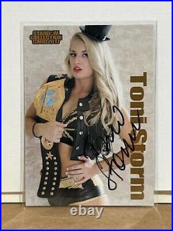 Toni Storm Signed 2017 Stardom Collection Rookie Autograph #54 SP AEW Timeless