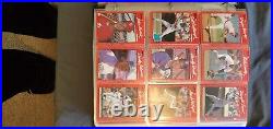Topps baseball cards collecting album includes 8 rare error cards