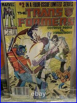 Transformers # 1, 2, 3, 4 All 1984 comic Book Origin 1st App. Lot + #5 Issue