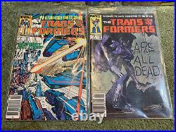 Transformers # 1, 2, 3, 4 All 1984 comic Book Origin 1st App. Lot + #5 Issue