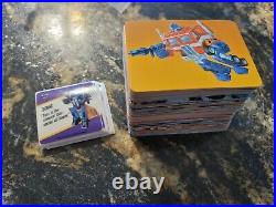 Transformers Action Cards complete set with all cards, stickers. Mint as can be