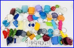 Tupperware keychain lot of 40 all new in sealed bags NO DOUBLES tinietreasures