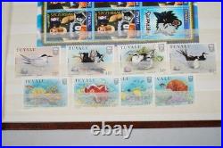 Tuvalu Collection Of 100+ Sheets & 50+ Stamps All Mnh In Supersafe Stock Book