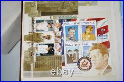 Tuvalu Collection Of 100+ Sheets & 50+ Stamps All Mnh In Supersafe Stock Book